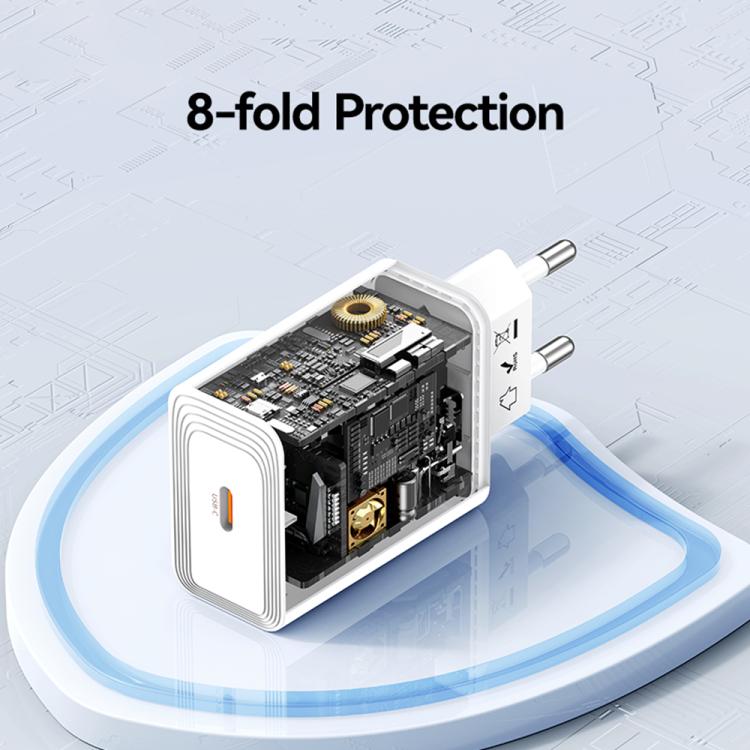 USAMS CC329 T69 PD 30W USB-C / Type-C Single Port Fast Charger, CC329