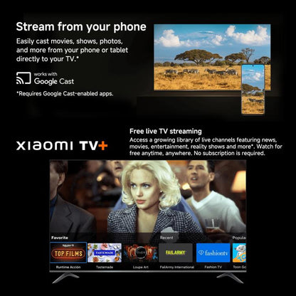 Original Xiaomi TV Stick 2nd Gen Quad Core Cortex-A55 4K Ultra HD Dual-Band WiFi6 Google TV Stick, Global Version with Google Play