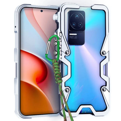Trigger Design Hollow Metal Frame Phone Case with Lanyard, For Redmi K90 Pro Max / Poco F8 Ultra 5G, For Redmi K90 / Poco F8 Pro 5G, For Redmi Turbo 4 Pro, For Redmi Turbo 4, For Redmi K80 Pro, For Redmi K80, For Redmi K70 Ultra                        ...