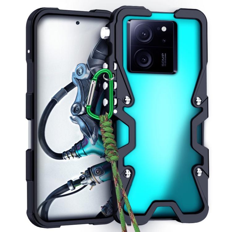 Trigger Design Hollow Metal Frame Phone Case with Lanyard, For Redmi K90 Pro Max / Poco F8 Ultra 5G, For Redmi K90 / Poco F8 Pro 5G, For Redmi Turbo 4 Pro, For Redmi Turbo 4, For Redmi K80 Pro, For Redmi K80, For Redmi K70 Ultra                        ...