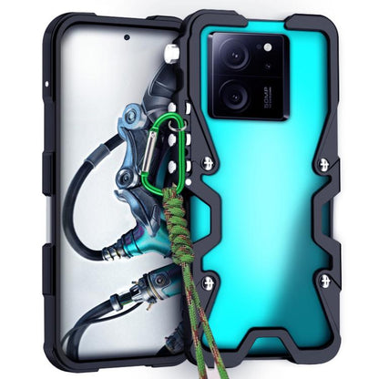 Trigger Design Hollow Metal Frame Phone Case with Lanyard, For Redmi K90 Pro Max / Poco F8 Ultra 5G, For Redmi K90 / Poco F8 Pro 5G, For Redmi Turbo 4 Pro, For Redmi Turbo 4, For Redmi K80 Pro, For Redmi K80, For Redmi K70 Ultra                        ...