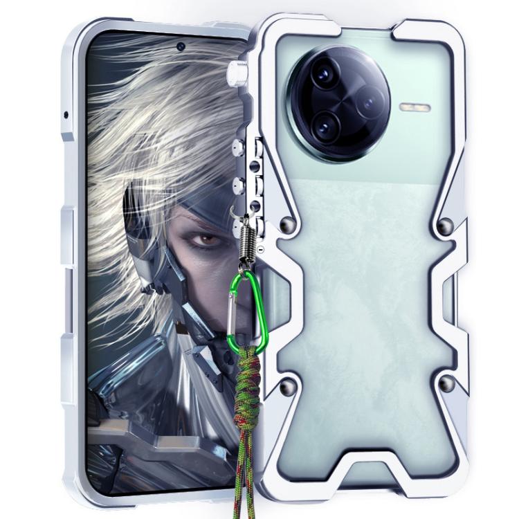Trigger Design Hollow Metal Frame Phone Case with Lanyard, For Redmi K90 Pro Max / Poco F8 Ultra 5G, For Redmi K90 / Poco F8 Pro 5G, For Redmi Turbo 4 Pro, For Redmi Turbo 4, For Redmi K80 Pro, For Redmi K80, For Redmi K70 Ultra                        ...