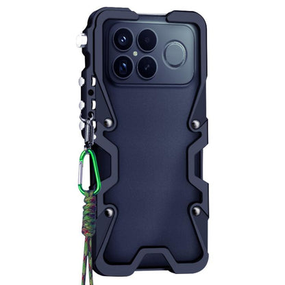 Trigger Design Hollow Metal Frame Phone Case with Lanyard, For Redmi K90 Pro Max / Poco F8 Ultra 5G, For Redmi K90 / Poco F8 Pro 5G, For Redmi Turbo 4 Pro, For Redmi Turbo 4, For Redmi K80 Pro, For Redmi K80, For Redmi K70 Ultra                        ...