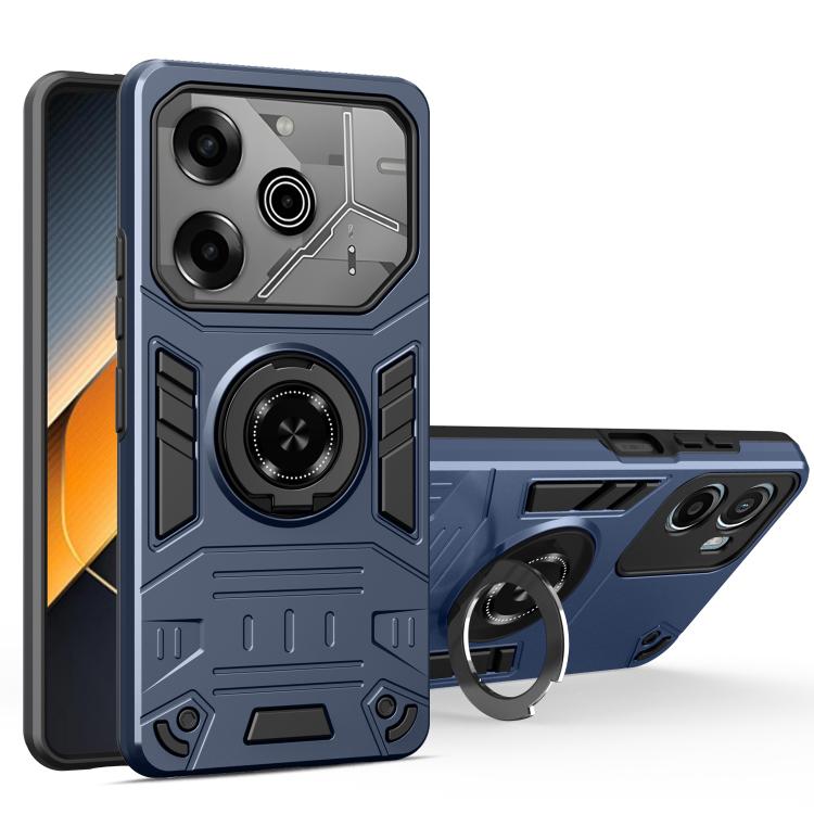 Rotating Holder TPU Hybrid PC Phone Case, For Tecno Pop 9 4G, For Tecno Spark 30 Pro 4G, For Tecno Spark 30 4G, For Tecno Spark 30C, For Tecno Pova 6 / 6 Pro 5G, For Tecno Spark Go 2024 / Spark 20