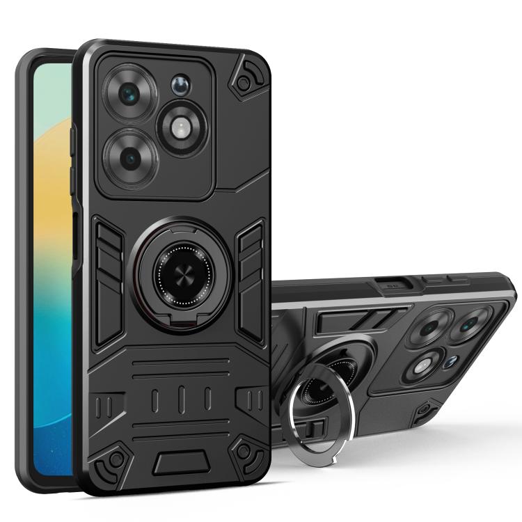 Rotating Holder TPU Hybrid PC Phone Case, For Tecno Pop 9 4G, For Tecno Spark 30 Pro 4G, For Tecno Spark 30 4G, For Tecno Spark 30C, For Tecno Pova 6 / 6 Pro 5G, For Tecno Spark Go 2024 / Spark 20