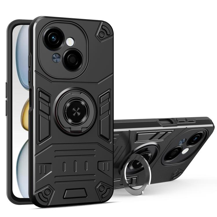 Rotating Holder TPU Hybrid PC Phone Case, For Tecno Pop 9 4G, For Tecno Spark 30 Pro 4G, For Tecno Spark 30 4G, For Tecno Spark 30C, For Tecno Pova 6 / 6 Pro 5G, For Tecno Spark Go 2024 / Spark 20