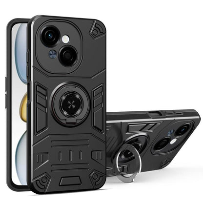 Rotating Holder TPU Hybrid PC Phone Case, For Tecno Pop 9 4G, For Tecno Spark 30 Pro 4G, For Tecno Spark 30 4G, For Tecno Spark 30C, For Tecno Pova 6 / 6 Pro 5G, For Tecno Spark Go 2024 / Spark 20