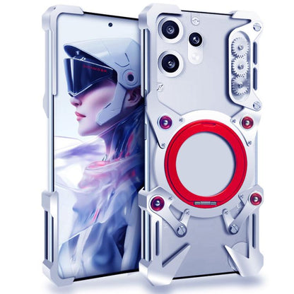 Rotating Bracket Hollow Metal Phone Case with Lanyard, For Nothing Phone 4a Pro, For Nothing Phone 4a, For Nothing Phone 3a Lite, For Nothing Phone 3, For Nothing CMF Phone 2 Pro, For Nothing Phone 3a, For Nothing Phone 3a Pro, For Nothing Phone 2a Plu...