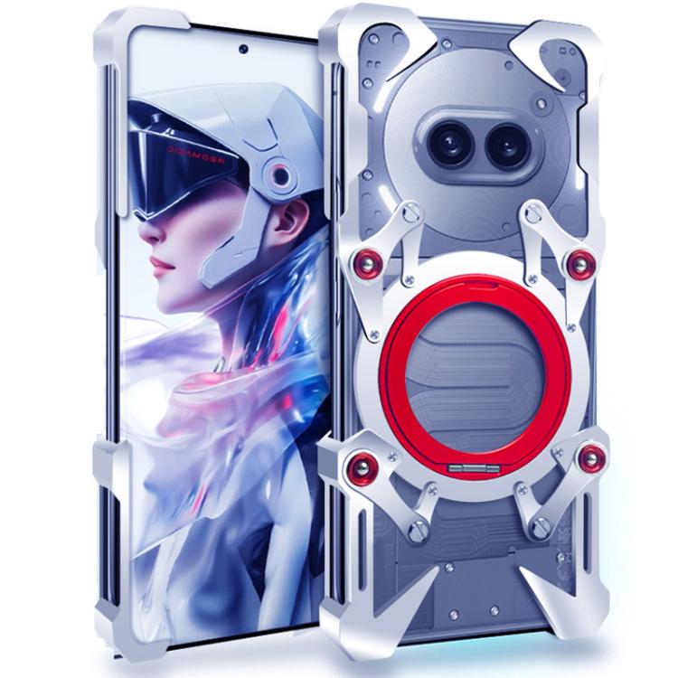 Rotating Bracket Hollow Metal Phone Case with Lanyard, For Nothing Phone 4a Pro, For Nothing Phone 4a, For Nothing Phone 3a Lite, For Nothing Phone 3, For Nothing CMF Phone 2 Pro, For Nothing Phone 3a, For Nothing Phone 3a Pro, For Nothing Phone 2a Plu...