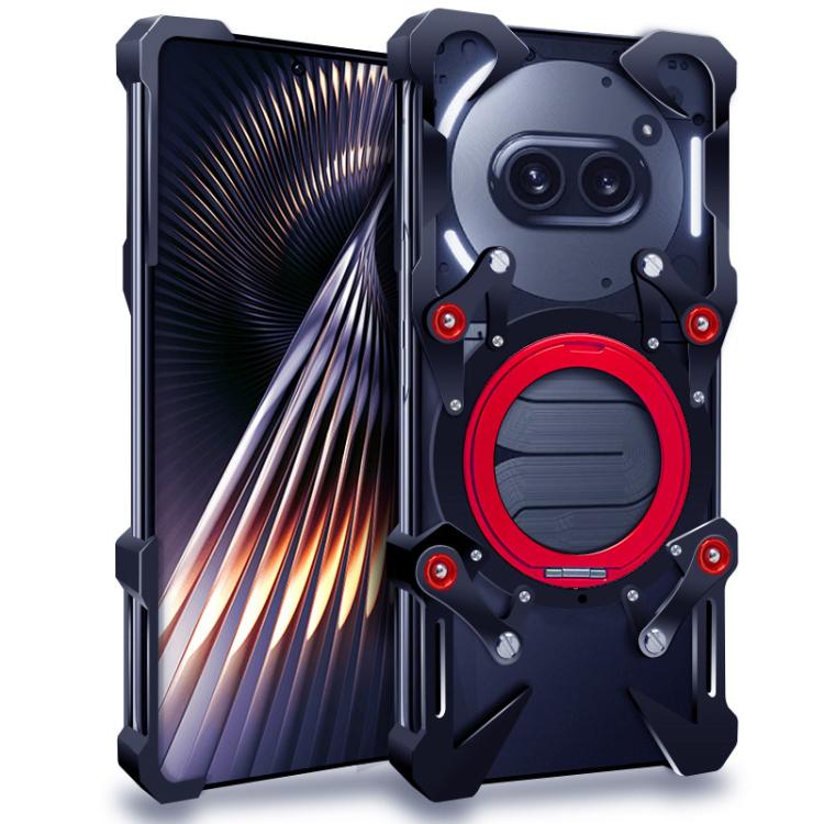 Rotating Bracket Hollow Metal Phone Case with Lanyard, For Nothing Phone 4a Pro, For Nothing Phone 4a, For Nothing Phone 3a Lite, For Nothing Phone 3, For Nothing CMF Phone 2 Pro, For Nothing Phone 3a, For Nothing Phone 3a Pro, For Nothing Phone 2a Plu...