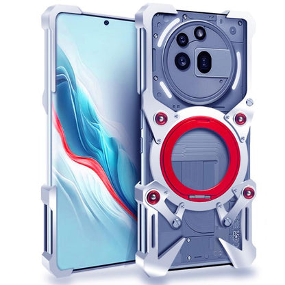 Rotating Bracket Hollow Metal Phone Case with Lanyard, For Nothing Phone 4a Pro, For Nothing Phone 4a, For Nothing Phone 3a Lite, For Nothing Phone 3, For Nothing CMF Phone 2 Pro, For Nothing Phone 3a, For Nothing Phone 3a Pro, For Nothing Phone 2a Plu...