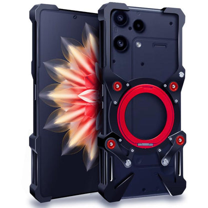 Rotating Bracket Hollow Metal Phone Case with Lanyard, For Nothing Phone 4a Pro, For Nothing Phone 4a, For Nothing Phone 3a Lite, For Nothing Phone 3, For Nothing CMF Phone 2 Pro, For Nothing Phone 3a, For Nothing Phone 3a Pro, For Nothing Phone 2a Plu...
