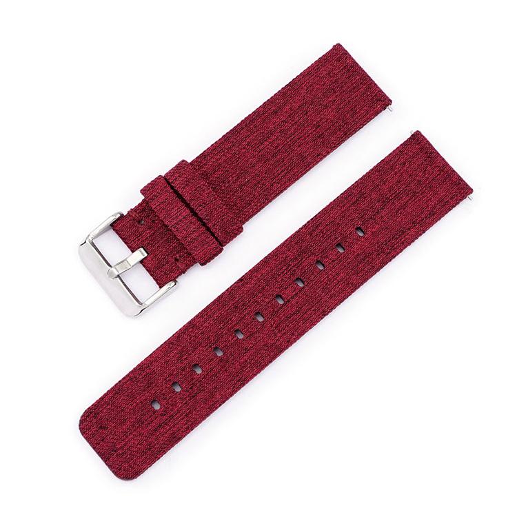 Stainless Steel Pin Buckle Nylon Woven Canvas Watch Band, 12mm, 14mm, 16mm, 18mm