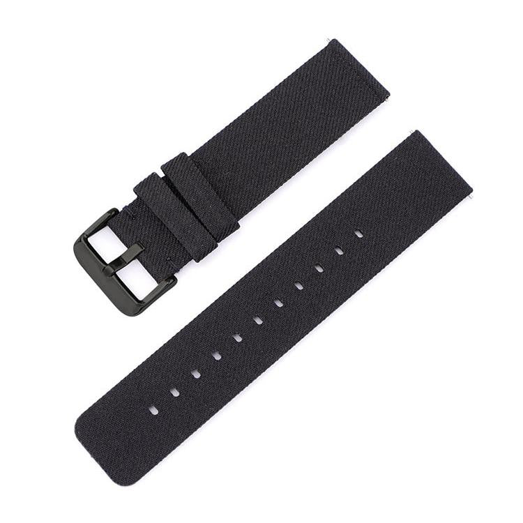 Stainless Steel Pin Buckle Nylon Woven Canvas Watch Band, 12mm, 14mm, 16mm, 18mm