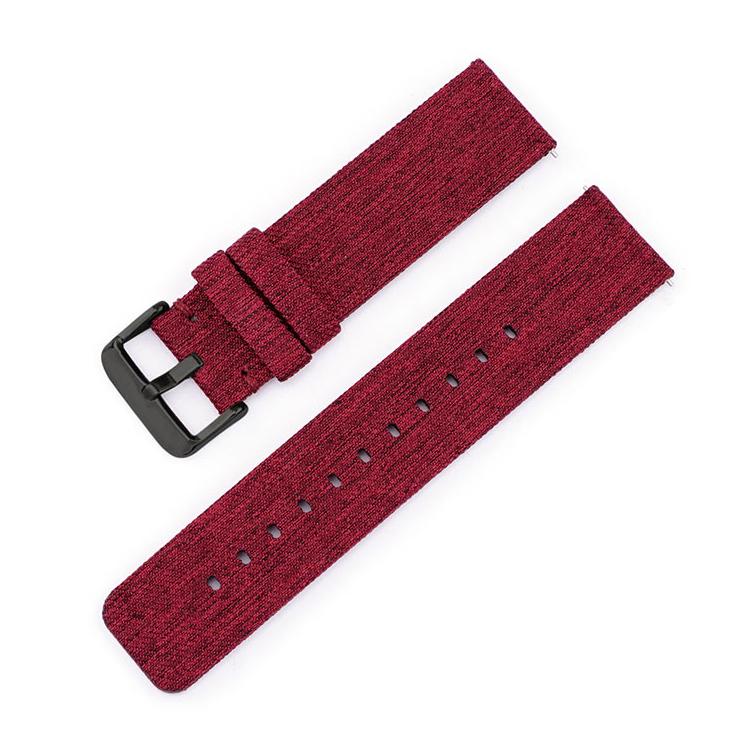 Stainless Steel Pin Buckle Nylon Woven Canvas Watch Band, 12mm, 14mm, 16mm, 18mm