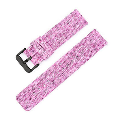Stainless Steel Pin Buckle Nylon Woven Canvas Watch Band, 12mm, 14mm, 16mm, 18mm