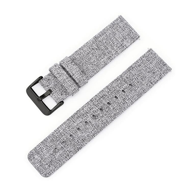 Stainless Steel Pin Buckle Nylon Woven Canvas Watch Band, 12mm, 14mm, 16mm, 18mm