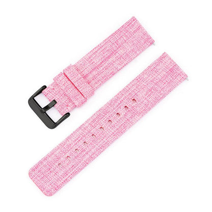 Stainless Steel Pin Buckle Nylon Woven Canvas Watch Band, 12mm, 14mm, 16mm, 18mm