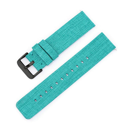 Stainless Steel Pin Buckle Nylon Woven Canvas Watch Band, 12mm, 14mm, 16mm, 18mm