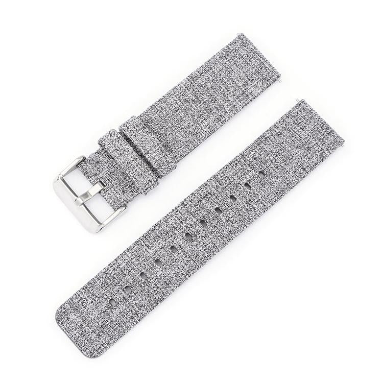 Stainless Steel Pin Buckle Nylon Woven Canvas Watch Band, 12mm, 14mm, 16mm, 18mm