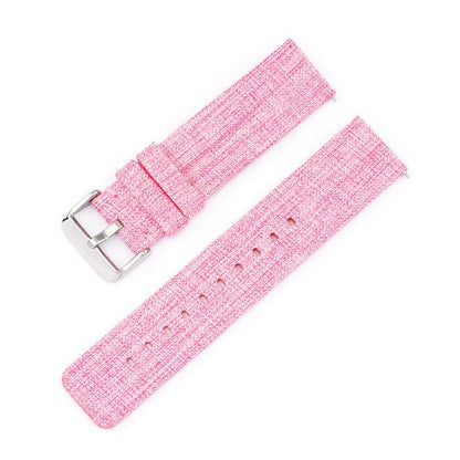 Stainless Steel Pin Buckle Nylon Woven Canvas Watch Band, 20mm, 22mm