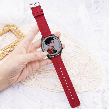 Stainless Steel Pin Buckle Nylon Woven Canvas Watch Band, 12mm, 14mm, 16mm, 18mm