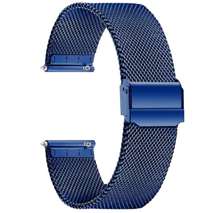 Milanese Buckle Stainless Steel Watch Band, 8mm, 10mm, 12mm, 13mm, 14mm, 15mm, 16mm, 17mm, 18mm, 19mm, 20mm, 21mm, 22mm, 24mm