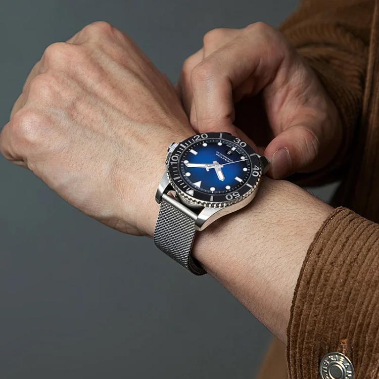 Milanese Buckle Stainless Steel Watch Band, 8mm, 10mm, 12mm, 13mm, 14mm, 15mm, 16mm, 17mm, 18mm, 19mm, 20mm, 21mm, 22mm, 24mm