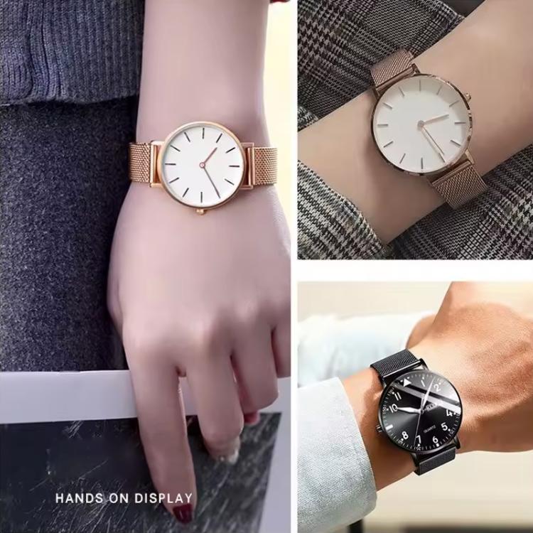 Milanese Buckle Stainless Steel Watch Band, 8mm, 10mm, 12mm, 13mm, 14mm, 15mm, 16mm, 17mm, 18mm, 19mm, 20mm, 21mm, 22mm, 24mm