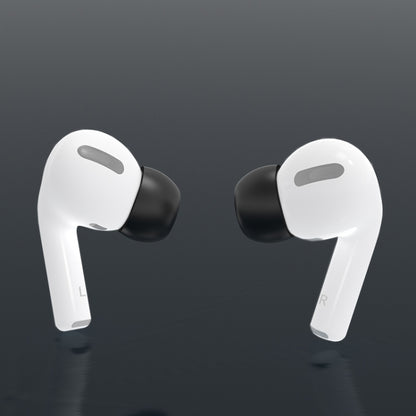 6 Pairs Wireless Earphone Replaceable Silicone Ear Cap Earplugs for AirPods Pro, with Storage Box, Silicone White