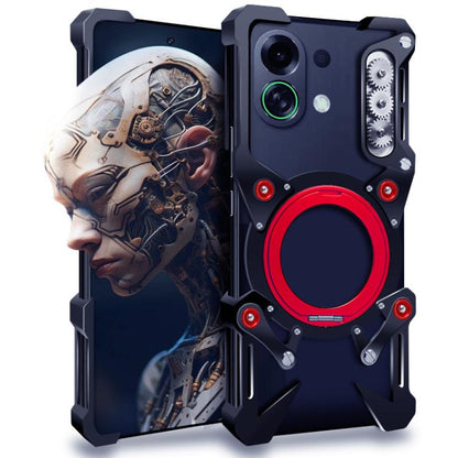 Rotating Bracket Hollow Metal Phone Case with Lanyard, For OPPO Reno16 F/FS/Reno16c 5G, For OPPO Reno16 Pro 5G Global, For OPPO Reno16 5G Global, For OPPO K14 5G, For OPPO Find X9s Pro, For OPPO K15 Pro+, For OPPO K15 Pro, For OPPO Find X9 / X9s       ...