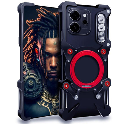 Rotating Bracket Hollow Metal Phone Case with Lanyard, For OPPO Reno16 F/FS/Reno16c 5G, For OPPO Reno16 Pro 5G Global, For OPPO Reno16 5G Global, For OPPO K14 5G, For OPPO Find X9s Pro, For OPPO K15 Pro+, For OPPO K15 Pro, For OPPO Find X9 / X9s       ...