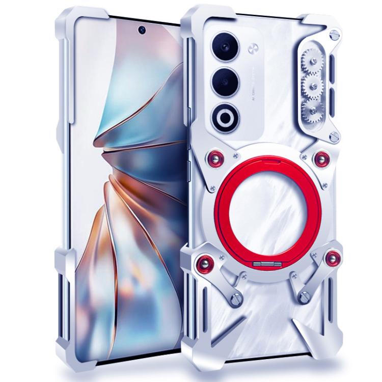 Rotating Bracket Hollow Metal Phone Case with Lanyard, For OPPO Reno16 F/FS/Reno16c 5G, For OPPO Reno16 Pro 5G Global, For OPPO Reno16 5G Global, For OPPO K14 5G, For OPPO Find X9s Pro, For OPPO K15 Pro+, For OPPO K15 Pro, For OPPO Find X9 / X9s       ...