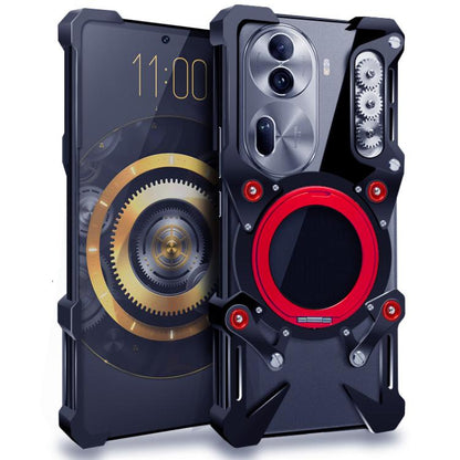 Rotating Bracket Hollow Metal Phone Case with Lanyard, For OPPO Reno16 F/FS/Reno16c 5G, For OPPO Reno16 Pro 5G Global, For OPPO Reno16 5G Global, For OPPO K14 5G, For OPPO Find X9s Pro, For OPPO K15 Pro+, For OPPO K15 Pro, For OPPO Find X9 / X9s       ...