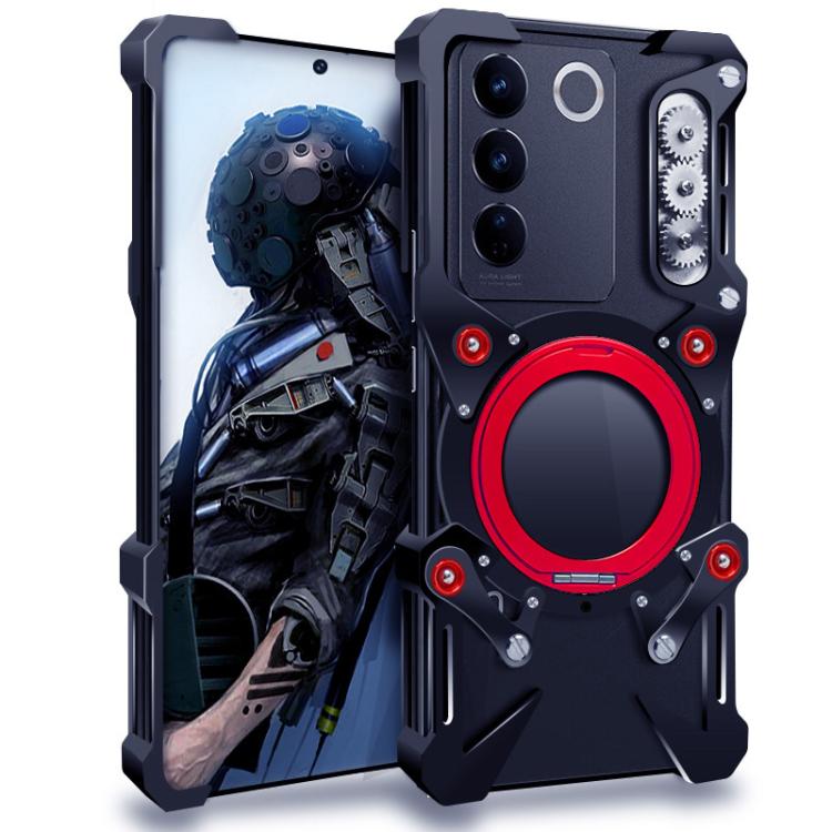 Drehbare Halterung aus Hohlmetall für Handys mit Lanyard, für vivo S19, für vivo X100s Pro, für vivo X100s, für vivo X100 Ultra, für vivo iQOO Z9x, für vivo iQOO Z9, für vivo iQOO Z9 Turbo, für vivo S18 Pro, für vivo S18, für vivo X100 Pro, für vivo X100