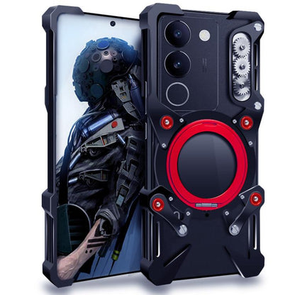 Drehbare Halterung aus Hohlmetall für Handys mit Lanyard, für vivo S19, für vivo X100s Pro, für vivo X100s, für vivo X100 Ultra, für vivo iQOO Z9x, für vivo iQOO Z9, für vivo iQOO Z9 Turbo, für vivo S18 Pro, für vivo S18, für vivo X100 Pro, für vivo X100