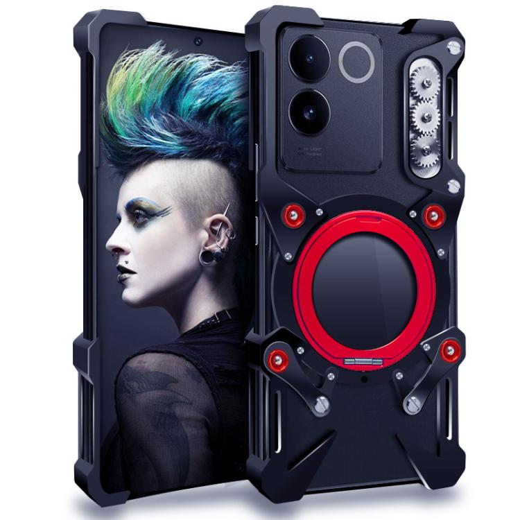 Drehbare Halterung aus Hohlmetall für Handys mit Lanyard, für vivo S19, für vivo X100s Pro, für vivo X100s, für vivo X100 Ultra, für vivo iQOO Z9x, für vivo iQOO Z9, für vivo iQOO Z9 Turbo, für vivo S18 Pro, für vivo S18, für vivo X100 Pro, für vivo X100