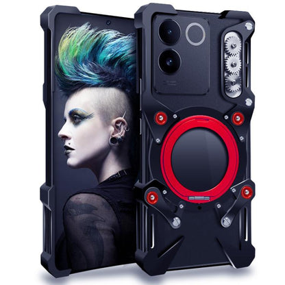 Drehbare Halterung aus Hohlmetall für Handys mit Lanyard, für vivo S19, für vivo X100s Pro, für vivo X100s, für vivo X100 Ultra, für vivo iQOO Z9x, für vivo iQOO Z9, für vivo iQOO Z9 Turbo, für vivo S18 Pro, für vivo S18, für vivo X100 Pro, für vivo X100