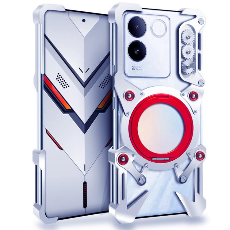 Drehbare Halterung aus Hohlmetall für Handys mit Lanyard, für vivo S19, für vivo X100s Pro, für vivo X100s, für vivo X100 Ultra, für vivo iQOO Z9x, für vivo iQOO Z9, für vivo iQOO Z9 Turbo, für vivo S18 Pro, für vivo S18, für vivo X100 Pro, für vivo X100
