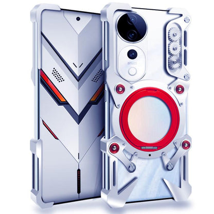 Drehbare Halterung aus Hohlmetall für Handys mit Lanyard, für vivo S19, für vivo X100s Pro, für vivo X100s, für vivo X100 Ultra, für vivo iQOO Z9x, für vivo iQOO Z9, für vivo iQOO Z9 Turbo, für vivo S18 Pro, für vivo S18, für vivo X100 Pro, für vivo X100