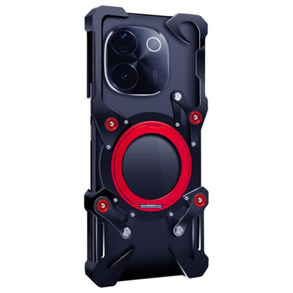 Drehbare Halterung aus Hohlmetall für Handys mit Lanyard, für vivo S19, für vivo X100s Pro, für vivo X100s, für vivo X100 Ultra, für vivo iQOO Z9x, für vivo iQOO Z9, für vivo iQOO Z9 Turbo, für vivo S18 Pro, für vivo S18, für vivo X100 Pro, für vivo X100