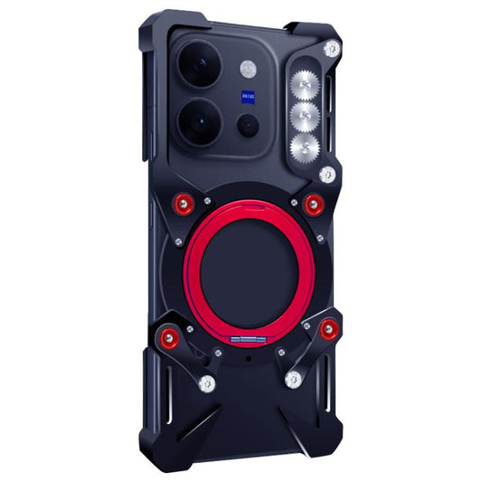 Rotating Bracket Hollow Metal Phone Case with Lanyard, For vivo X300 E 5G, For vivo Y500 4G Global, For vivo S60 5G, For vivo S60 Vitality 5G, For vivo Y600 Turbo 5G, For vivo X300 FE Russia / Zeiss, For vivo iQOO 15T 5G, For vivo Y600 Pro 5G          ...