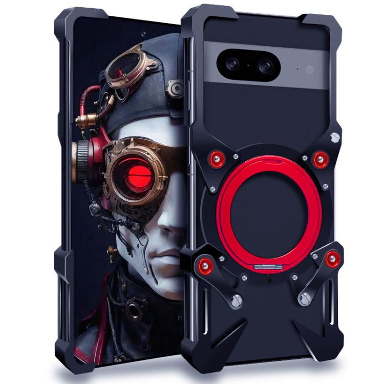 Rotating Bracket Hollow Metal Phone Case with Lanyard, For Google Pixel 10a, For Google Pixel 10 Pro XL, For Google Pixel 10 Pro, For Google Pixel 10, For Google Pixel 9a, For Google Pixel 9 Pro XL, For Google Pixel 9 Pro, For Google Pixel 9           ...