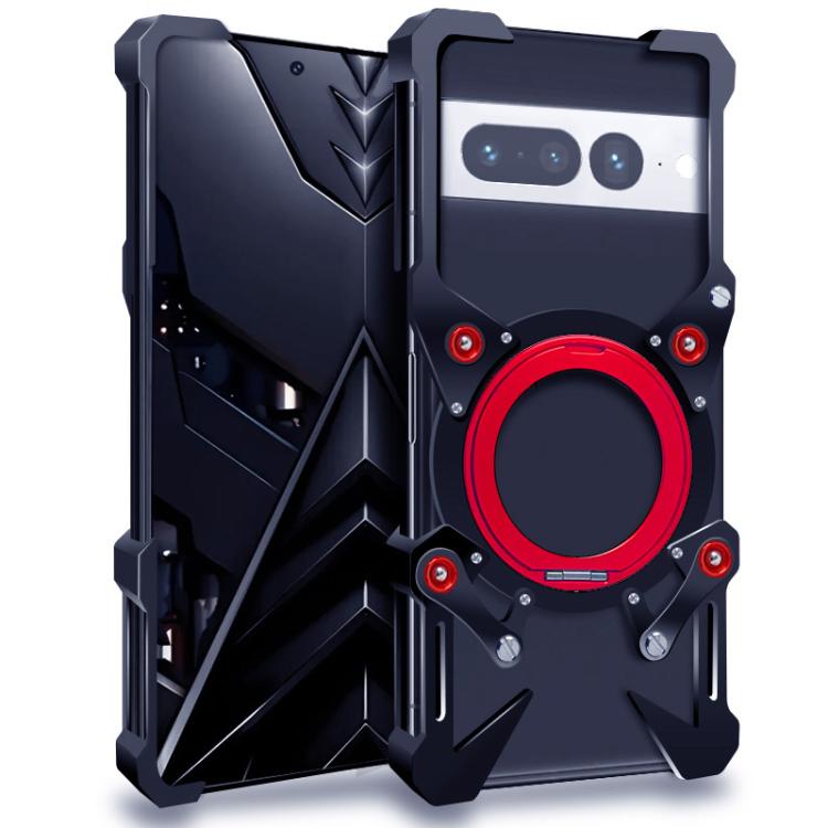 Rotating Bracket Hollow Metal Phone Case with Lanyard, For Google Pixel 10a, For Google Pixel 10 Pro XL, For Google Pixel 10 Pro, For Google Pixel 10, For Google Pixel 9a, For Google Pixel 9 Pro XL, For Google Pixel 9 Pro, For Google Pixel 9           ...
