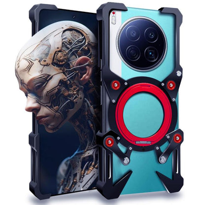 Rotating Bracket Hollow Metal Phone Case with Lanyard, For Tecno Pova Curve 2, For Tecno Camon 50 Ultra 5G, For Tecno Camon 50 Pro 4G, For Tecno Camon 50 4G, For Tecno Pova Slim, For Tecno Spark Slim, For Tecno Pova 7 Pro 5G, For Tecno Pova 7 5G       ...
