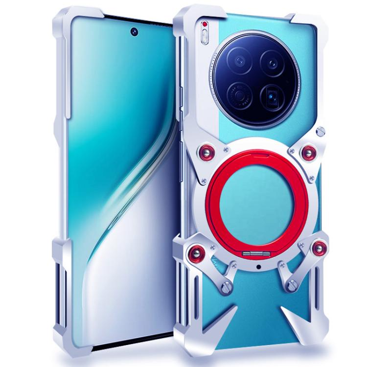 Rotating Bracket Hollow Metal Phone Case with Lanyard, For Tecno Pova Curve 2, For Tecno Camon 50 Ultra 5G, For Tecno Camon 50 Pro 4G, For Tecno Camon 50 4G, For Tecno Pova Slim, For Tecno Spark Slim, For Tecno Pova 7 Pro 5G, For Tecno Pova 7 5G       ...