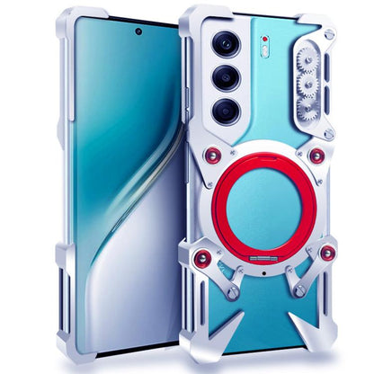 Rotating Bracket Hollow Metal Phone Case with Lanyard, For Tecno Pova Curve 2, For Tecno Camon 50 Ultra 5G, For Tecno Camon 50 Pro 4G, For Tecno Camon 50 4G, For Tecno Pova Slim, For Tecno Spark Slim, For Tecno Pova 7 Pro 5G, For Tecno Pova 7 5G       ...