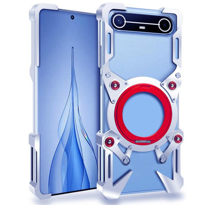 Rotating Bracket Hollow Metal Phone Case with Lanyard, For Tecno Pova Curve 2, For Tecno Camon 50 Ultra 5G, For Tecno Camon 50 Pro 4G, For Tecno Camon 50 4G, For Tecno Pova Slim, For Tecno Spark Slim, For Tecno Pova 7 Pro 5G, For Tecno Pova 7 5G       ...