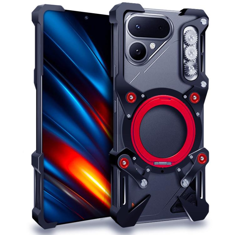 Rotating Bracket Hollow Metal Phone Case with Lanyard, For Tecno Pova Curve 2, For Tecno Camon 50 Ultra 5G, For Tecno Camon 50 Pro 4G, For Tecno Camon 50 4G, For Tecno Pova Slim, For Tecno Spark Slim, For Tecno Pova 7 Pro 5G, For Tecno Pova 7 5G       ...