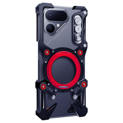 Rotating Bracket Hollow Metal Phone Case with Lanyard, For Tecno Pova Curve 2, For Tecno Camon 50 Ultra 5G, For Tecno Camon 50 Pro 4G, For Tecno Camon 50 4G, For Tecno Pova Slim, For Tecno Spark Slim, For Tecno Pova 7 Pro 5G, For Tecno Pova 7 5G       ...